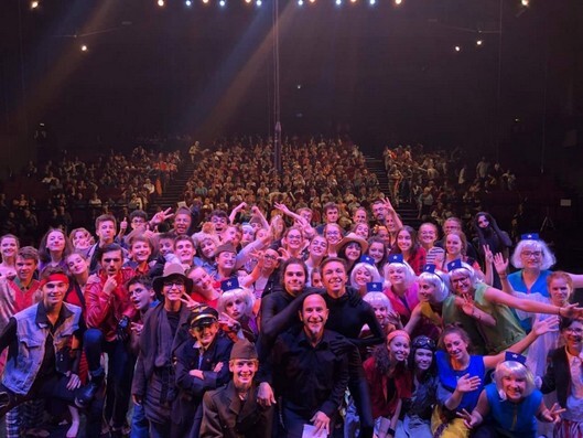 Pierre Frantz et les jeunes de l'EdS Pierre Frantz et les jeunes de l'EdS